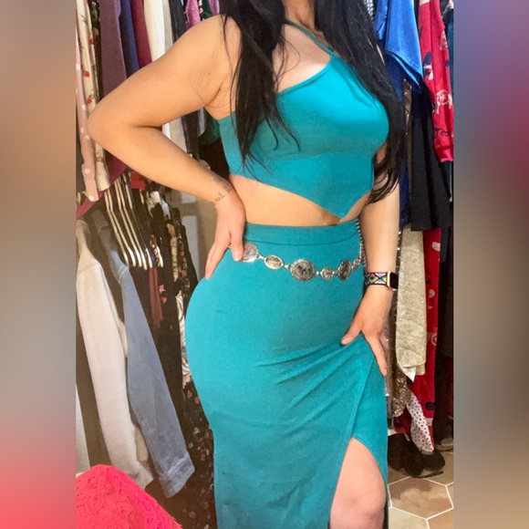 Saints 21 two piece turquoise set - Picture 4 of 5